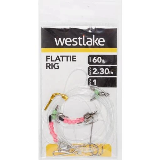 Westlake 2 Hook Flattie Rig (Size 1) -Fishing Supplies Store Westlake 2 Hook Flattie Rig Size 1