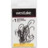 Westlake 20Pk Worm Hooks Sz 1, Black -Fishing Supplies Store Westlake 20Pk Worm Hooks Sz 1 Black