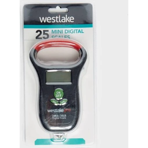 Westlake 25kg Mini Digital Scale, Black -Fishing Supplies Store Westlake 25kg Mini Digital Scale Black