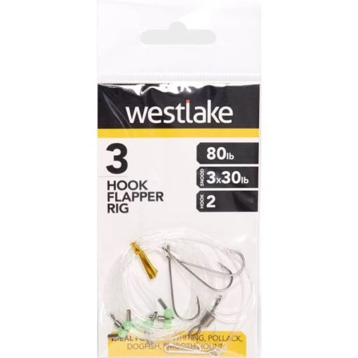 Westlake 3 Hook Flapper Size 2 -Fishing Supplies Store Westlake 3 Hook Flapper Size 2