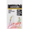 Westlake 5 Hook Pink Flash Feather Rig -Fishing Supplies Store Westlake 5 Hook Pink Flash Feather Rig