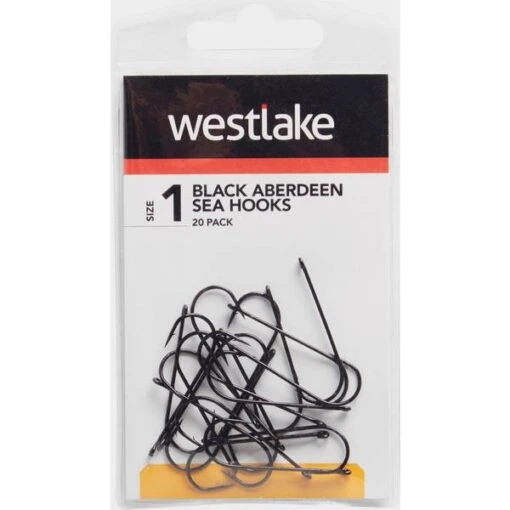 Westlake Black Aberdeen 20 Pack Size 1 -Fishing Supplies Store Westlake Black Aberdeen 20 Pack Size 1