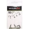 Westlake Chod Rig Mbarbed Size 10 4Pcs, Silver -Fishing Supplies Store Westlake Chod Rig Mbarbed Size 10 4Pcs Silver