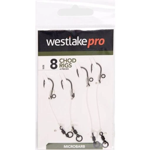 Westlake Chod Rig Micro-barbed Size 4 4pcs, Silver -Fishing Supplies Store Westlake Chod Rig Micro barbed Size 4 4pcs Silver