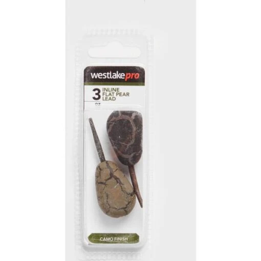 Westlake Inline Flat Pear Lead 3oz, Brown -Fishing Supplies Store Westlake Inline Flat Pear Lead 3oz Brown