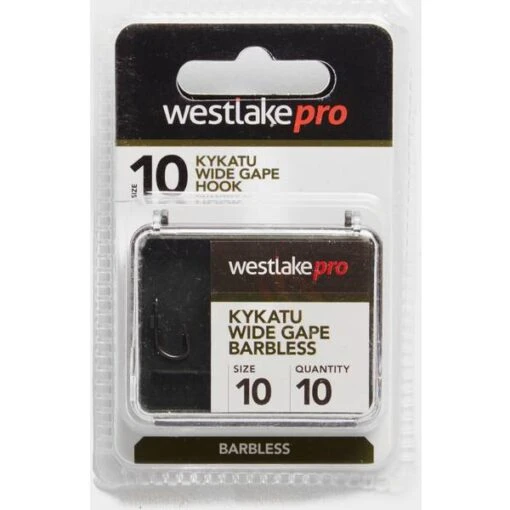 Westlake Kykatu Wide Gape Barbless Size 10 -Fishing Supplies Store Westlake Kykatu Wide Gape Barbless Size 10