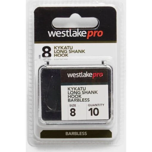 Westlake Long Shank Barbless Size 8 -Fishing Supplies Store Westlake Long Shank Barbless Size 8