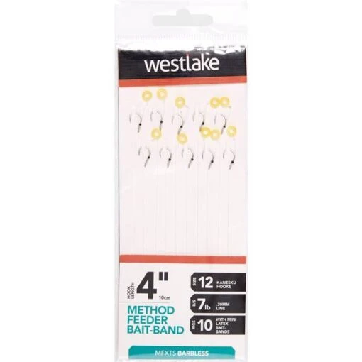 Westlake Method Feeder Bait Band Rig 4 Size 12 -Fishing Supplies Store Westlake Method Feeder Bait Band Rig 4 Size 12