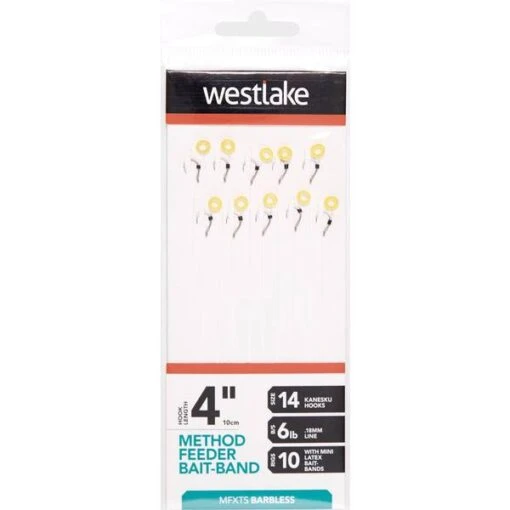 Westlake Method Feeder Bait Band Rig 4 Size 14 -Fishing Supplies Store Westlake Method Feeder Bait Band Rig 4 Size 14