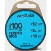 Westlake Microbarb 100cm Feeder Rigs (Size 12) Blue -Fishing Supplies Store Westlake Microbarb 100cm Feeder Rigs Size 12 Blue