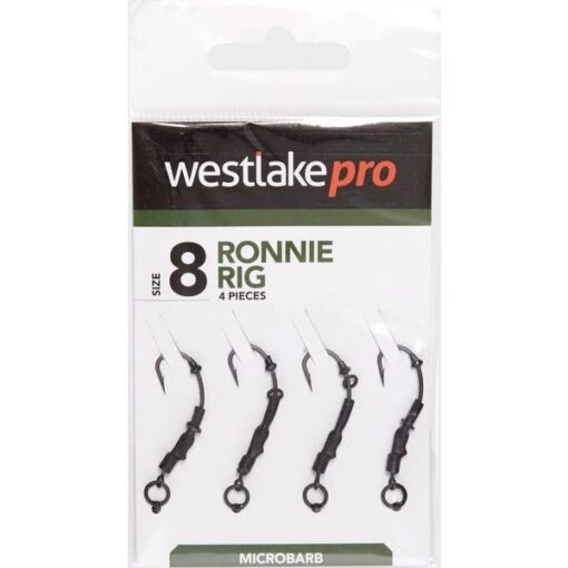 Westlake Microbarb Ronnie Rig Size 8 (4 Pack) -Fishing Supplies Store Westlake Microbarb Ronnie Rig Size 8 4 Pack