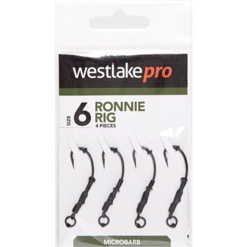 Westlake Microbarbed Ronnie Rig (Size 6) -Fishing Supplies Store Westlake Microbarbed Ronnie Rig Size 6