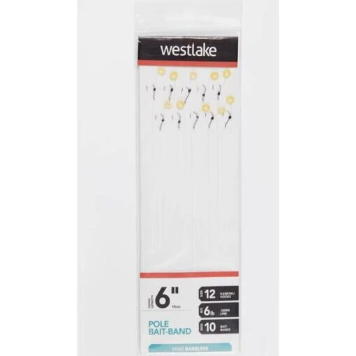 Westlake Pole Bait Band (Size 12) Silver -Fishing Supplies Store Westlake Pole Bait Band Size 12 Silver