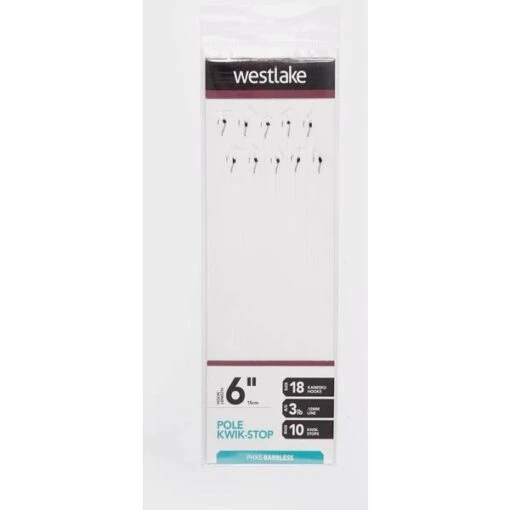 Westlake Pole Kwik-Stop (Size 18) Silver -Fishing Supplies Store Westlake Pole Kwik Stop Size 18 Silver