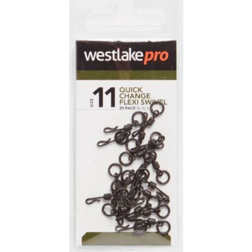 Westlake Quick Change Flexi Swivel Size 11 20Pk -Fishing Supplies Store Westlake Quick Change Flexi Swivel Size 11 20Pk