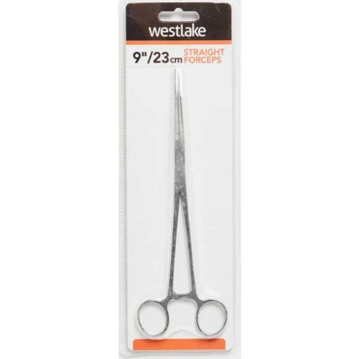 Westlake Straight Forceps 22Cm, Silver -Fishing Supplies Store Westlake Straight Forceps 22Cm Silver