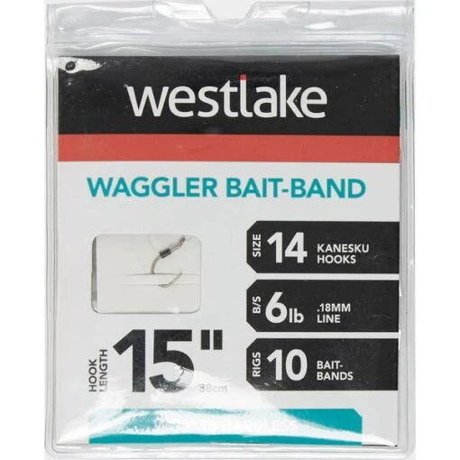 Westlake Wag Feeder 15 Pellet Band 14, Silver -Fishing Supplies Store Westlake Wag Feeder 15 Pellet Band 14 Silver