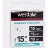 Westlake Waggler Hook With Kwik-Stop (Size 10) Silver -Fishing Supplies Store Westlake Waggler Hook with Kwik Stop Size 10 Silver